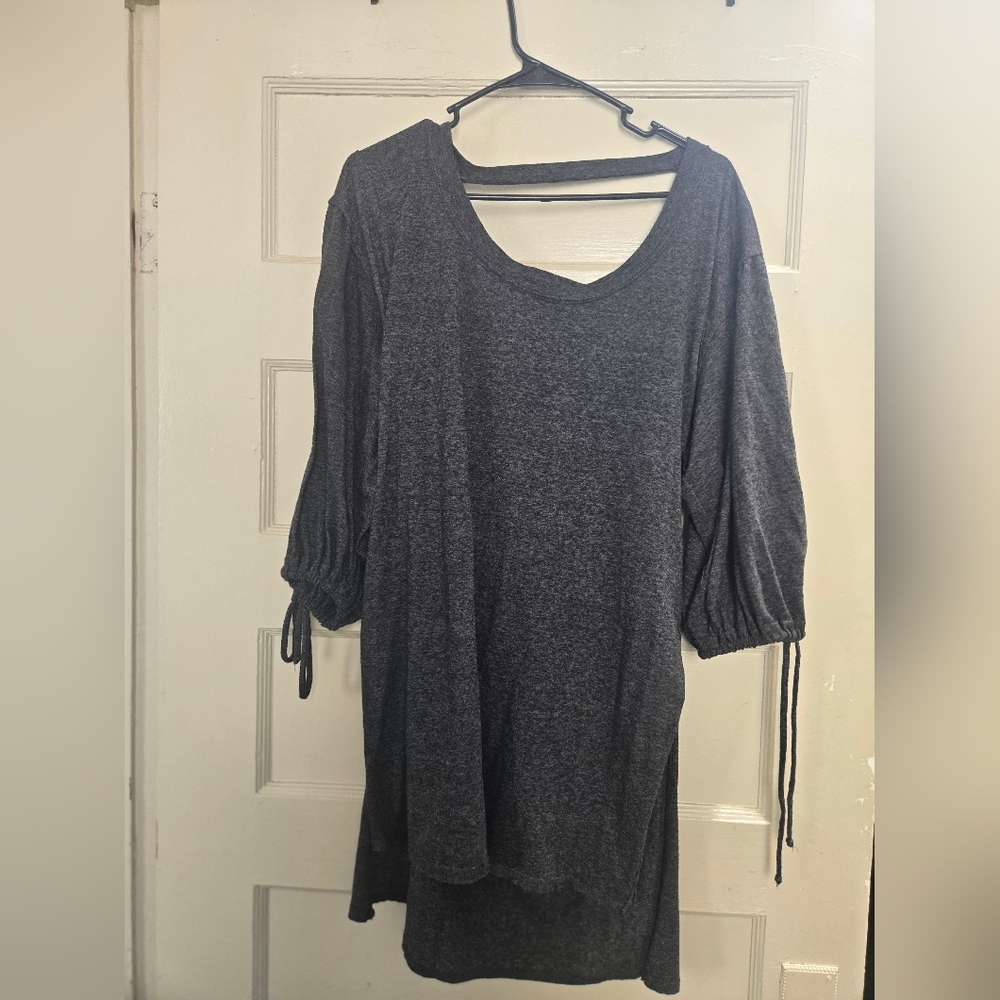 We The Free Charcoal Top